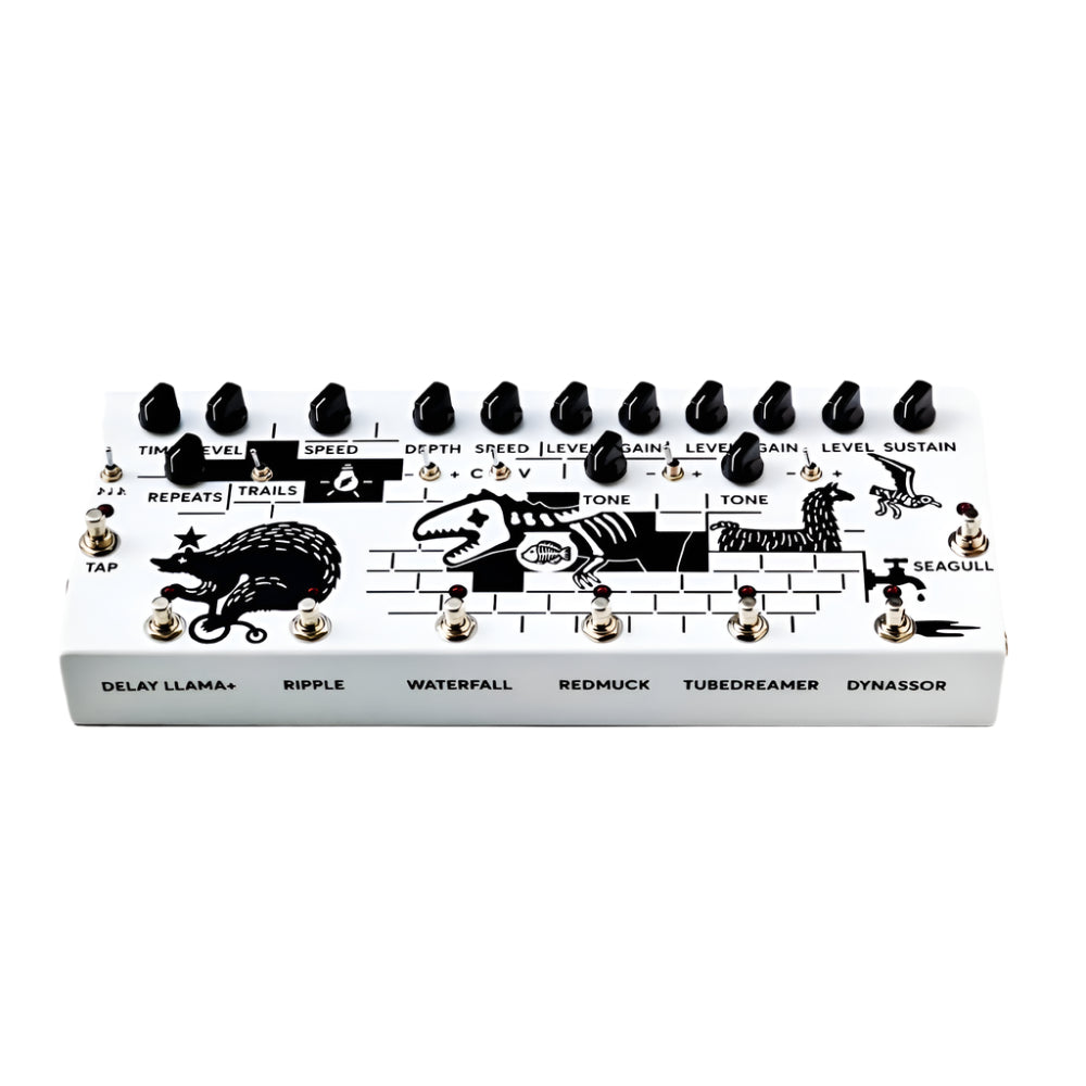 JAM Pedals PINK FLOW 8-IN-1 Multi Pedal Inspired by Pink Floyd Sounds
