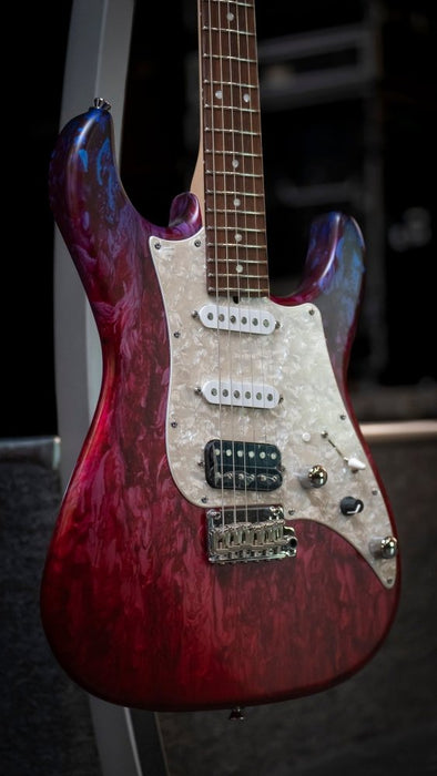 James Tyler | USA | Studio Elite HD | HSS | Jimburst Over Cherry Red Shmear (JT - USA - Jim - Cherry - SHMR) - Gsus4