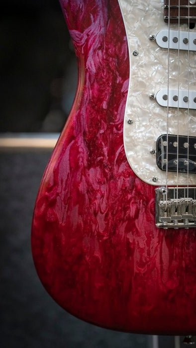 James Tyler | USA | Studio Elite HD | HSS | Jimburst Over Cherry Red Shmear (JT - USA - Jim - Cherry - SHMR) - Gsus4