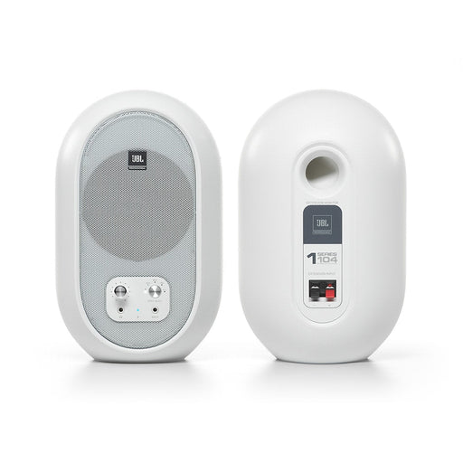 JBL 104 - BT 60W One Series Bluetooth Reference Monitor Pair - White (JBL-104SET-BTW) - Gsus4