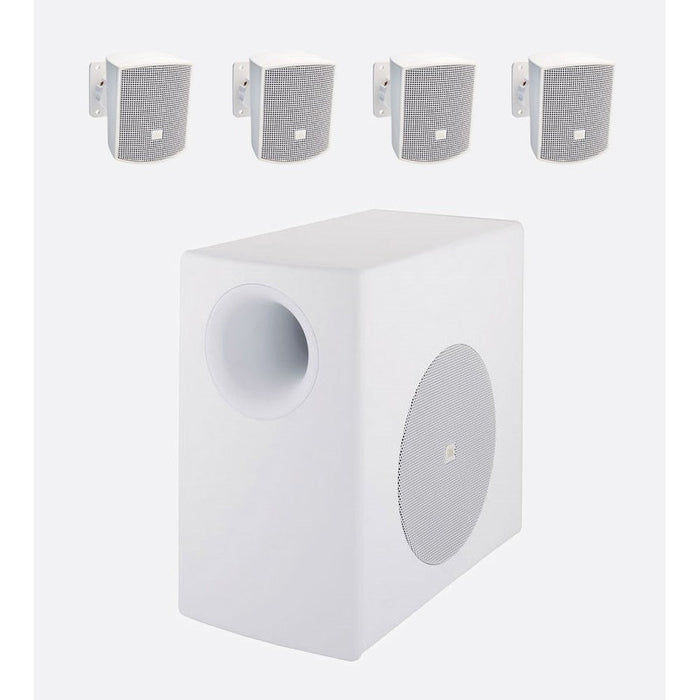 JBL C50PACK - Packaged Surface - Mount Subwoofer - Satellite Loudspeaker System White (JBL-CTRL50PACK-WH) - Gsus4