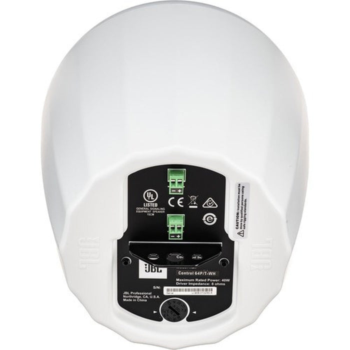 JBL C64P/TWH 4 Inch Compact Full - Range Pendant Speaker White - Priced as Each Sold as Pair (JBL-CTRL64PT-WH) - Gsus4