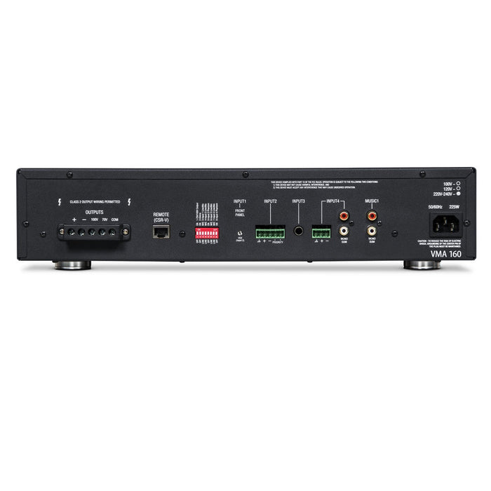 JBL VMA 160 - 5 Input Channel x 1 60W Output Channel Bluetooth Enabled Mixer/Amplifier (JBL-VMA160) - Gsus4