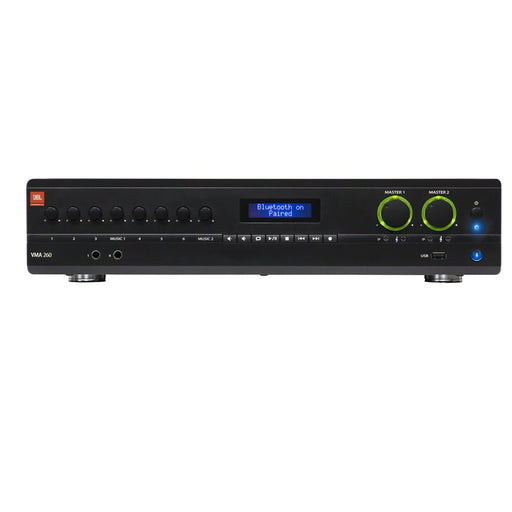 JBL VMA 260 - 8 Input Channel x 2 60W Output Channel Bluetooth Enabled Mixer/Amplifier (JBL-VMA260) - Gsus4