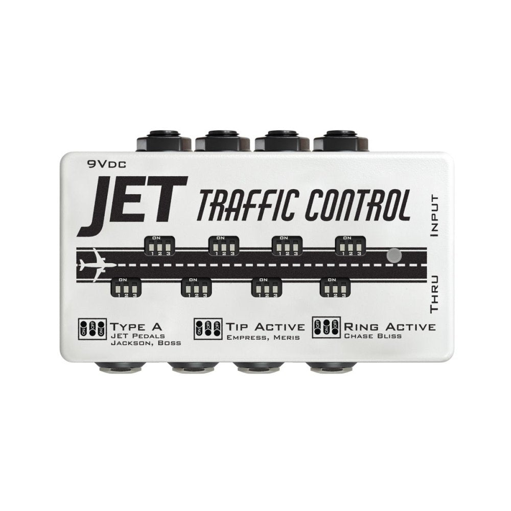 Jet Pedals Traffic Control 8-Way MIDI Through & Splitter DIN MIDI to 1/ ...