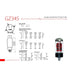 JJ Electronic GZ34/5AR4 Rectifying Tube (JJGZ345AR4) - Gsus4