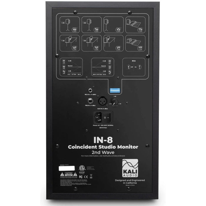 Kali Audio IN-8 V2 2nd Wave 3-Way Studio Monitor (Single) (IN-8-II) - Gsus4