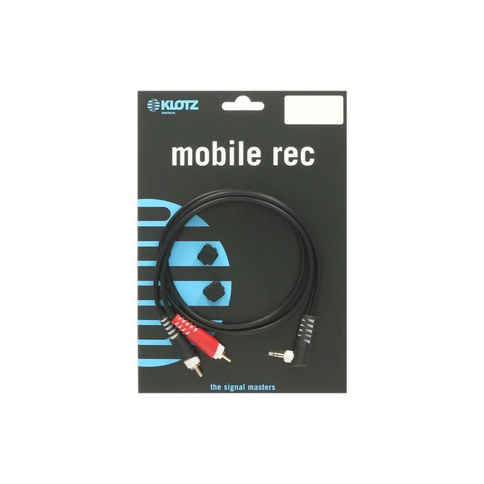 Klotz AY7A-0300 Y-Cable Angled 3.5mm TRS to Dual RCA Gold Contacts 3M (AY7A-0300) - Gsus4