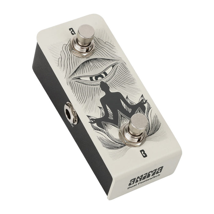 Klowra | ANIMA | Vertical | Universal Dual Momentary Footswitch | w/ TRS Map Toggle Switch (Klowra-ANIMA-vertical) - Gsus4