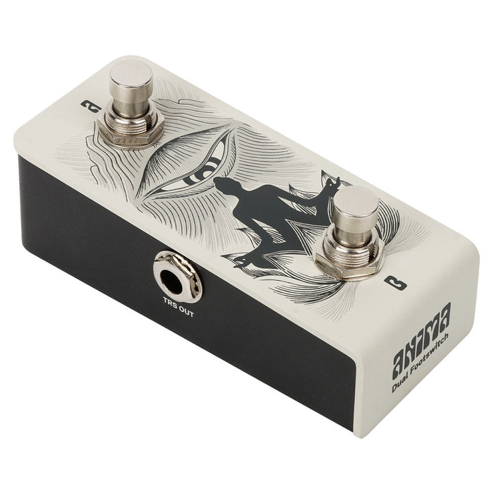 Klowra | ANIMA | Vertical | Universal Dual Momentary Footswitch | w/ TRS Map Toggle Switch (Klowra-ANIMA-vertical) - Gsus4