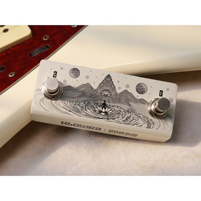 Klowra | ANIMUS | Horizontal | Universal Dual Momentary Footswitch | w/ TRS Map Toggle Switch (Klowra-Animus-Horizontal) - Gsus4