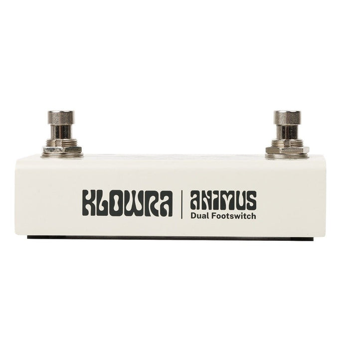 Klowra | ANIMUS | Horizontal | Universal Dual Momentary Footswitch | w/ TRS Map Toggle Switch (Klowra-Animus-Horizontal) - Gsus4