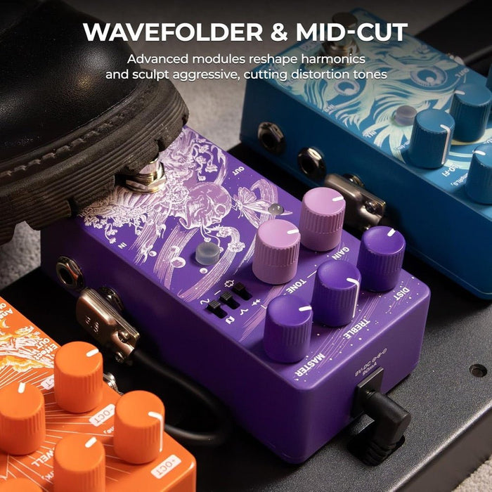 Klowra | GNASH | Analog Dual - Channel Distortion w/ Built - in Wavefolder (Klowra-Gnash) - Gsus4