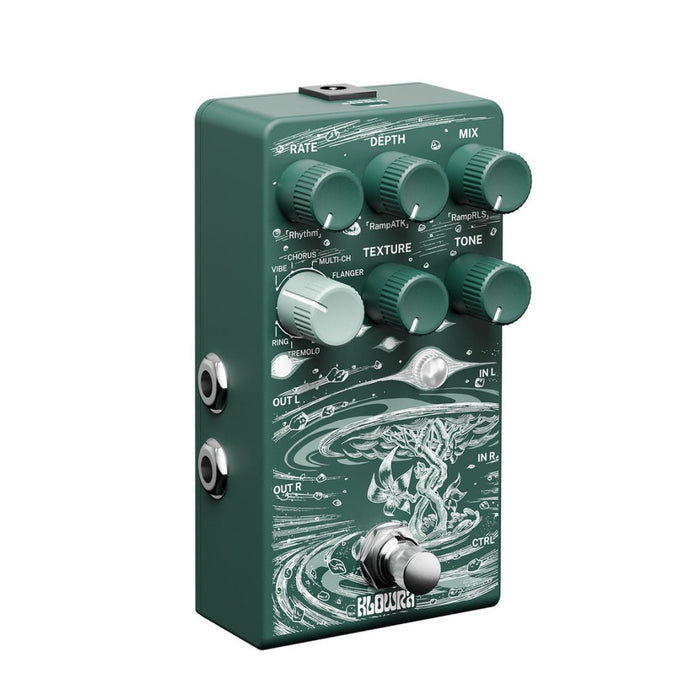 Klowra | SPROUT | 9 - Mode Stereo Modulation Pedal w/ Studio - Grade 32 - Bit DSP (Klowra - Sprout - Modulation) - Gsus4