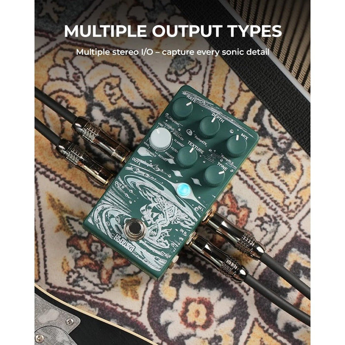 Klowra | SPROUT | 9 - Mode Stereo Modulation Pedal w/ Studio - Grade 32 - Bit DSP (Klowra - Sprout - Modulation) - Gsus4
