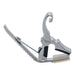 Kyser KG3SA Quick-Change Short Cut Partial Guitar Capo Silver (KG3SA) - Gsus4
