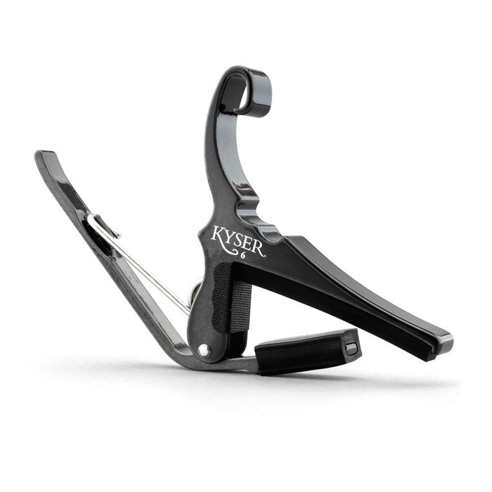 Kyser KG6BCA Quick-Change Acoustic Guitar Capo Black Chrome