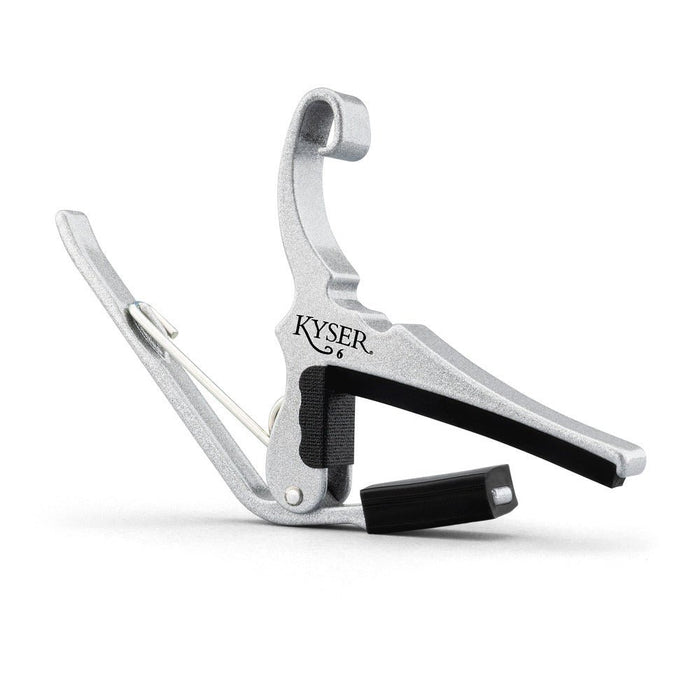 Kyser KG6SA Quick-Change Acoustic Guitar Capo Silver