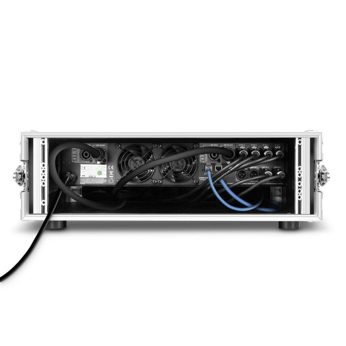 Long Patchbay Rack LD Systems 4-Channel Dante DSP Power Amp Patchbay in 19