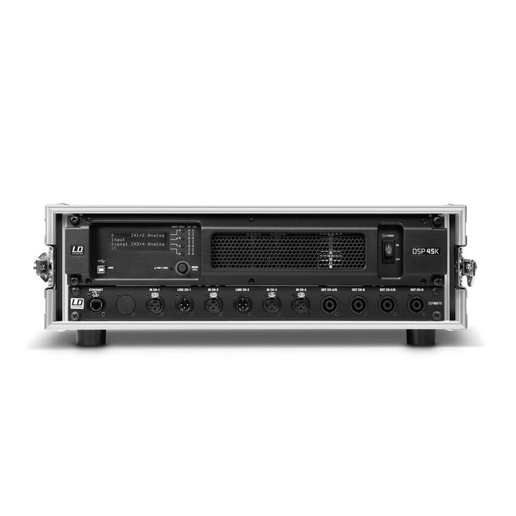 Dsp Rack LD Systems 4-Channel Dante DSP Power Amp & Patchbay in 19