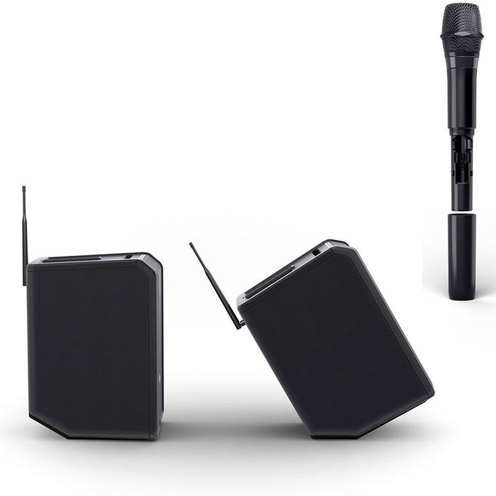 LD Systems | ANNY8 HHDB6 | Portable Battery - Powerered Loudspeaker | w/ Wireless Mic (655 - 679 Mhz) (LDS - ANNY8HHDB6) - Gsus4