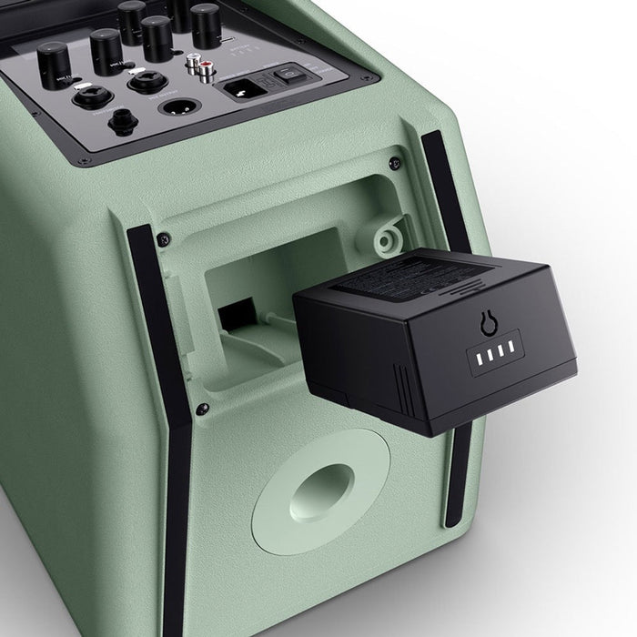 LD Systems | ANNY8 | Portable Battery - Powerered Loudspeaker | w/ Mixer & Bluetooth | Green (LDS - ANNY8GN) - Gsus4