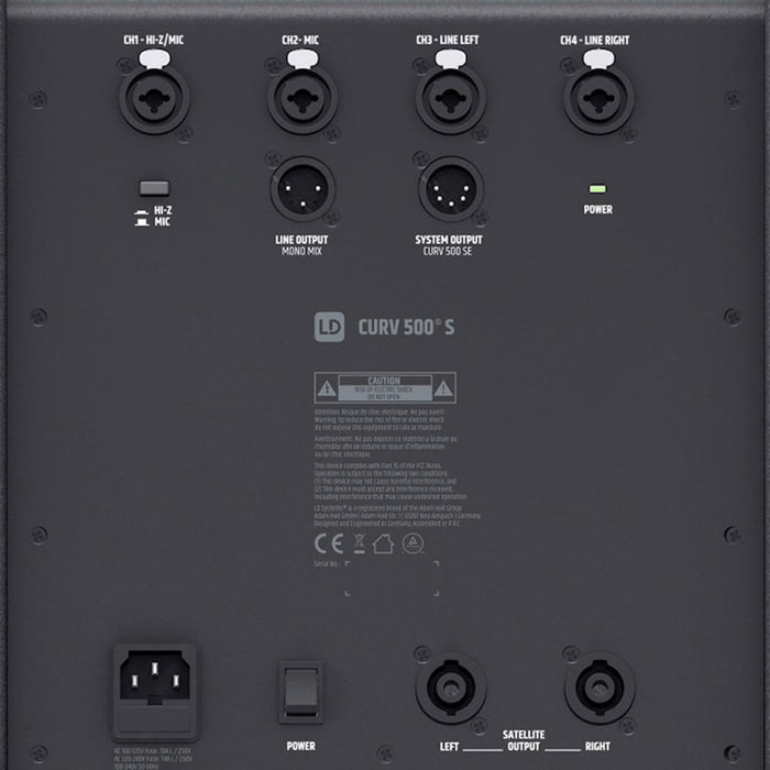 Portable Array Test Set LD Systems | CURV 500 AVS | 380W Portable Array System | AV Set - Gsus4