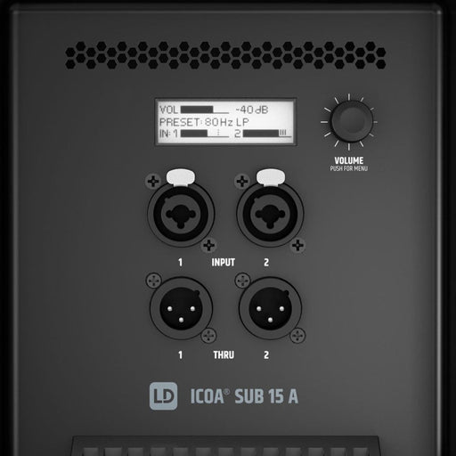 LD Systems | ICOA 1600W 15" | Active Subwoofer (LDS - ICOASUB15A) - Gsus4