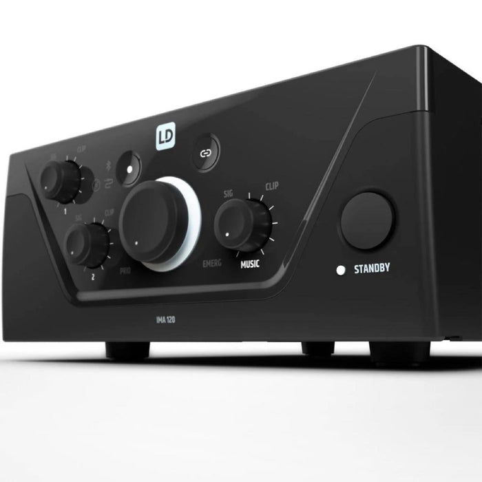 LD Systems | IMA 120 | 120W Class D 70V / 100V Amplifier & Mixer | Built - in Bluetooth Audio Stream (LDS-IMA120) - Gsus4