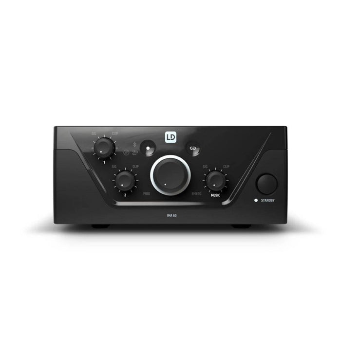 LD Systems | IMA 60 | 65W Class D 70V / 100V Amplifier & Mixer | Built - in Bluetooth Audio Stream (LDS-IMA60) - Gsus4