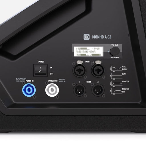 LD Systems | MON 10A G3 | 10" Active 300W Coaxial Stage Foldback Monitor (LDS - MON10AG3) - Gsus4