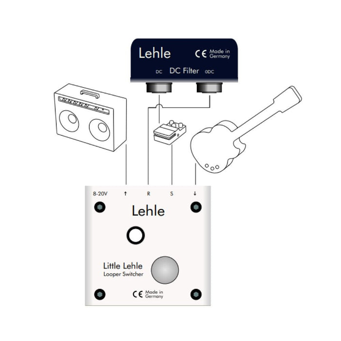 Lehle | DC Filter | Switch / Pop Noise Eliminator (LHDC - F) - Gsus4