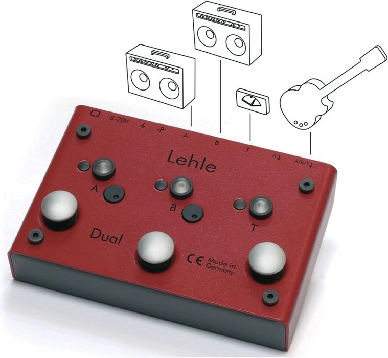 Lehle DUAL SGoS Hum-Free ABY switcher with MIDI (LHDUS) - Gsus4
