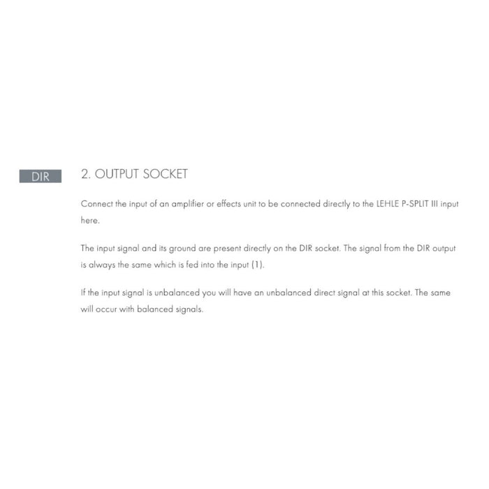 Lehle | P - Split III | Transformer Isolated Passive Splitter & DI Box (LHPS3) - Gsus4