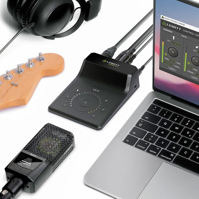Lewitt | CONNECT 2 | USB - C Audio Interface for Creators & Musicians w/ DSP (58/CONNECT2) - Gsus4