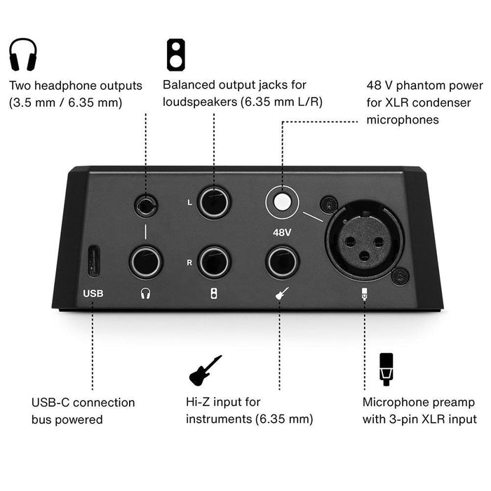 Lewitt | CONNECT 2 | USB - C Audio Interface for Creators & Musicians w/ DSP (58/CONNECT2) - Gsus4