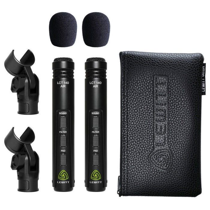 Lewitt | LCT 140 AIR Pair | Small Diaphragm Condenser Microphone | Matched Pair (58/LCT140AIRMP) - Gsus4