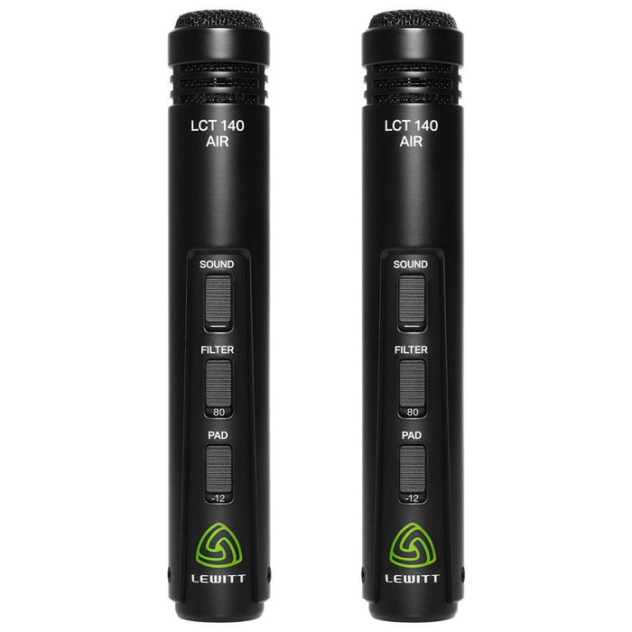 Lewitt | LCT 140 AIR Pair | Small Diaphragm Condenser Microphone | Matched Pair (58/LCT140AIRMP) - Gsus4