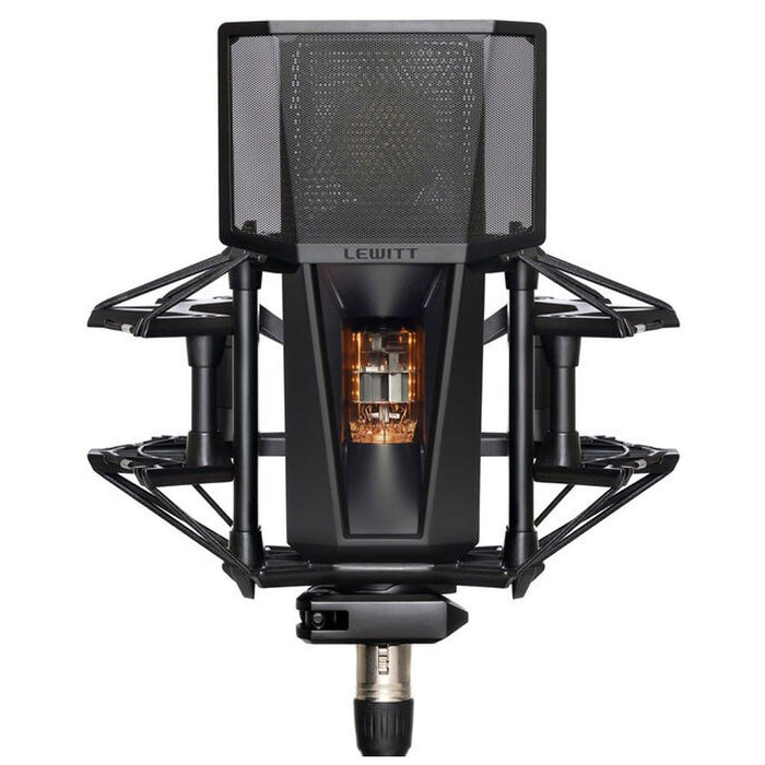 Lewitt | PURE TUBE Studio Set | w/ Shock Mount, Pop Filter, XLR Cable & Case (58/PURETUBE) - Gsus4