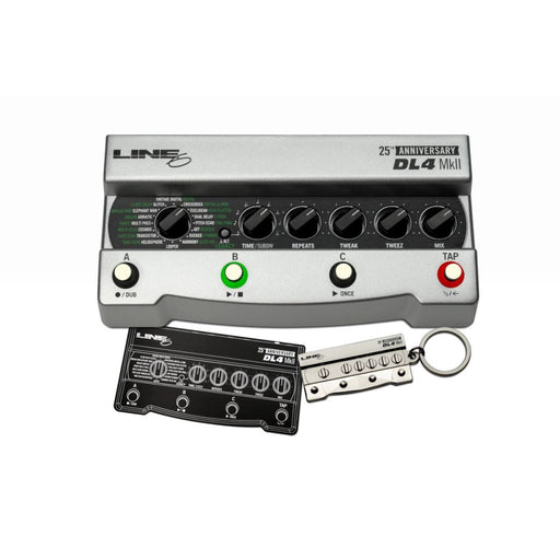 Line 6 | DL4 MK2 | 25th Anniversary Silver Limited Edition | Advanced Delay Modeller (AAF752) - Gsus4