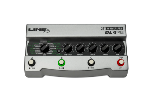 Line 6 | DL4 MK2 | 25th Anniversary Silver Limited Edition | Advanced Delay Modeller (AAF752) - Gsus4