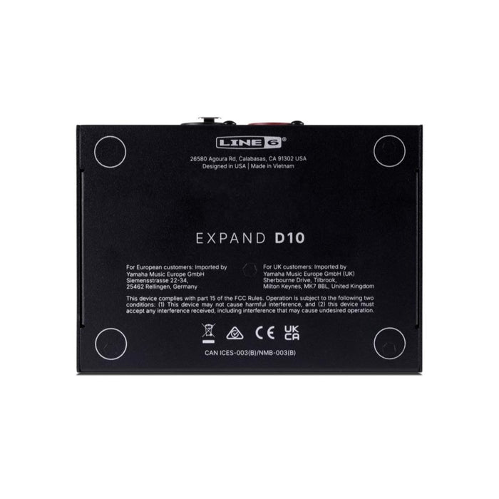 Line 6 | Expand D10 | Digital I/O Expansion Box For Helix Stadium & Stadium XL (AAF7638) - Gsus4