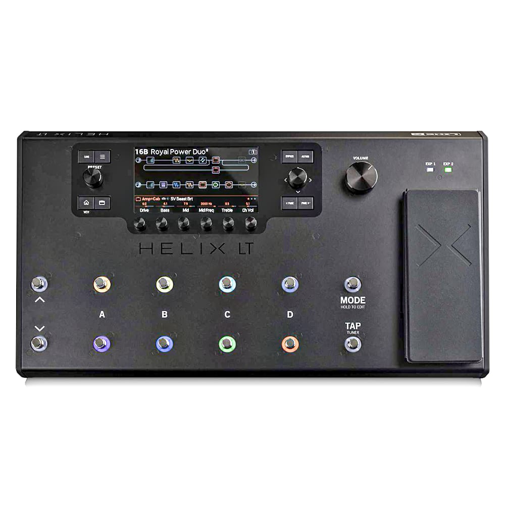Line 6 | Helix-LT | Streamlined HX Guitar Effects Processor - Gsus4
