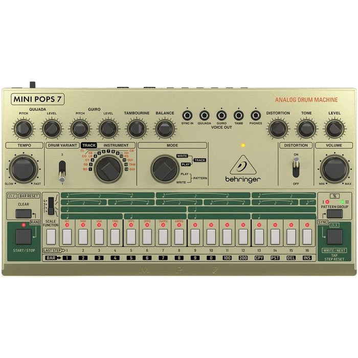 Behringer Mini Pops 7 Classic Analog Drum Machine