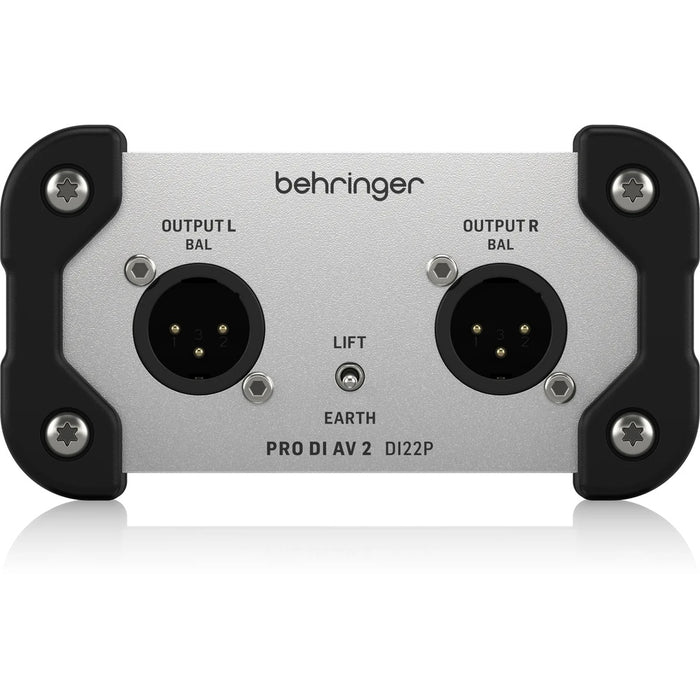 Behringer DI 22P Passive Stereo DI Box