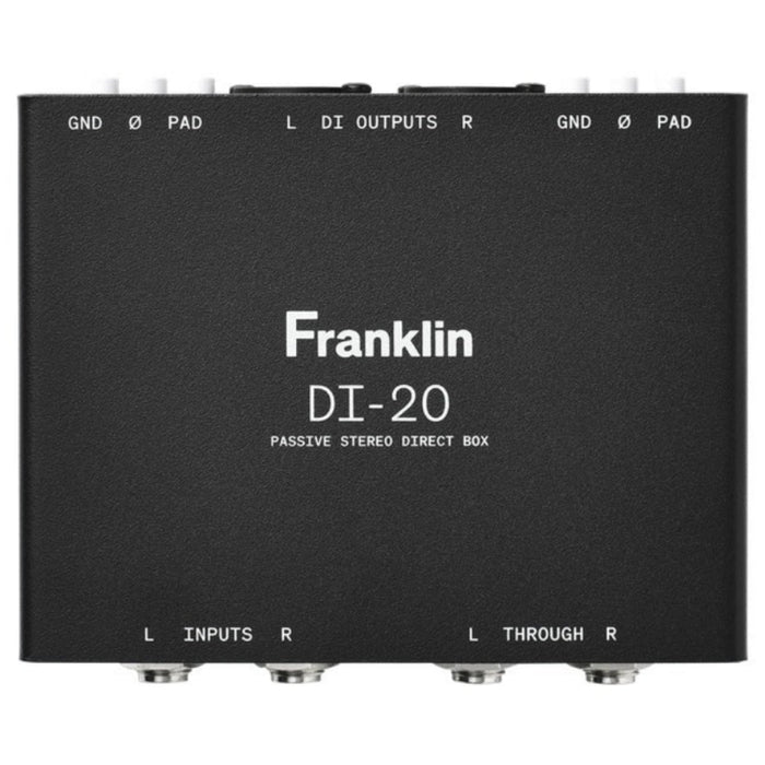 Franklin Audio DI-20 Stereo Passive Direct Box