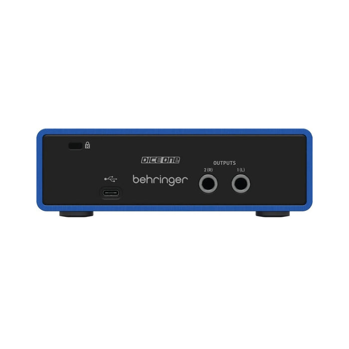 Behringer Dice 1U2 192KHZ 1 Mic Pre USB Audio Interface
