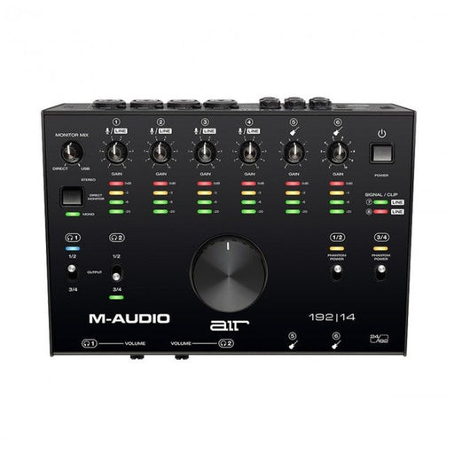 M-Audio AIR 192|14 USB Audio Interface 8-In/4-Out 24/192 Input/Output (46/AIR192X14) - Gsus4