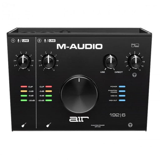 M-Audio AIR 192|6 USB Audio/Midi Interface 2-In/2-Out 24/192 Input/Output (46/AIR192X6) - Gsus4