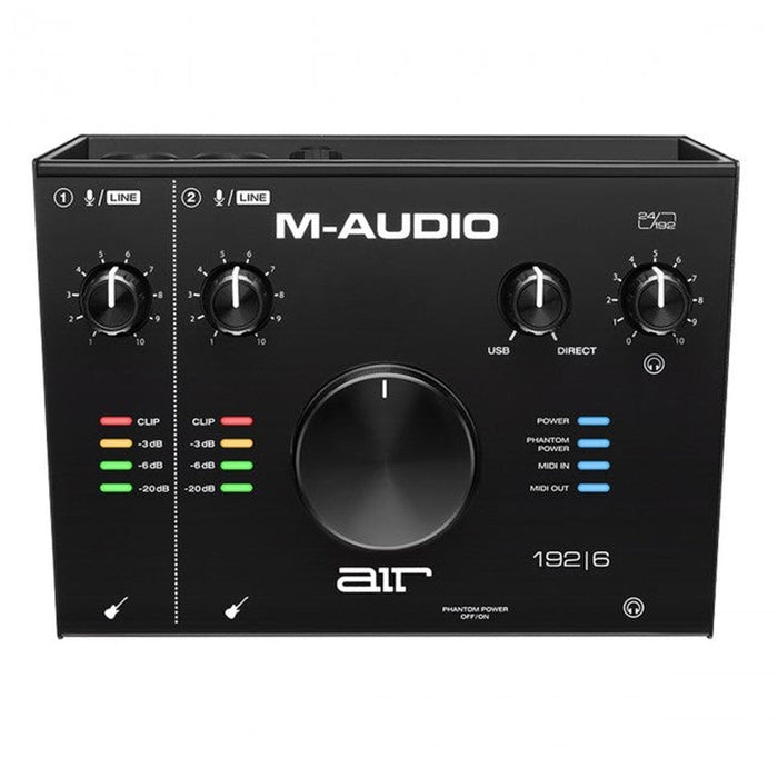 M-Audio AIR 192|6 USB Audio/Midi Interface 2-In/2-Out 24/192 Input/Output (46/AIR192X6) - Gsus4